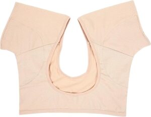 SUPVOX Breathable Sweat Guard Underwear Vest Underarm Sweat Vest Washable Shield for Women Girls Ladies, Skin Color, M