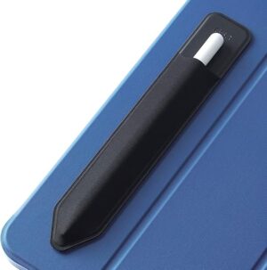 ESR Pencil Case Holder Compatible with the Pencil (1st and 2nd Gen), Elastic Pocket for Stylus Pen [Pencil Protected and Safe] Pouch Adhesive Sleeve Attached to Case for Pencil, Black