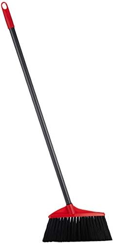 Vileda Long-Handle Dustpan – Convenient Dusting Accessory, Back Pain-Free, Convenient Length, Efficient Dirt Collection,Space-Saving Design (24.5 x 25 x 97 Cm )