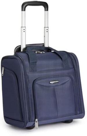 Amazon Basics Underseat Carry-On Rolling Travel Luggage Bag