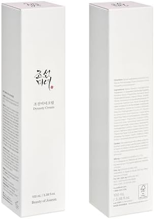 Beauty of Joseon Dynasty Cream Hydrating Face Moisturizer for Dry, Sensitive Skin, Korean Skincare for Men and Women 100ml, 3.38 fl.oz