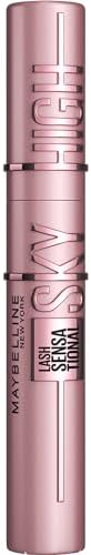 Maybelline New York Mascara, Volumizing & Lengthening Mascara, Washable Flake-Free Formula With Bamboo Extract & Fibres, Lash Sensational Sky High, Black