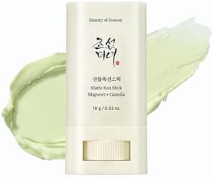 Beauty of Joseon Matte Sun Stick Mugwort Camelia for face Korean Sunscreen moisturizing with SPF 50 PA++++ Sebum Control No white Cast skincare for Women and Men 18g