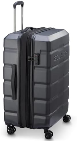 Securitech By Delsey Citadel Expendable Double wheel cabin trolley luggage bag 82cm Anthracite