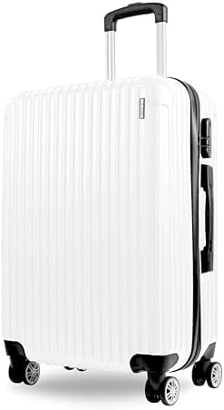 Reflection ABS Luggage, Lightweight & 360° Silent Wheels Suitcase, Airline Approved, ABS Hard Luggage Trolley, Travel Luggage with Spinner Wheels