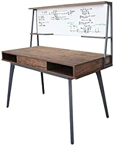 Mahmayi ZCD-25W Modern Study Desk, Modern Executive Desks for Home, Office, Schools, Laptop, Computer Workstation Table - Light Imperia