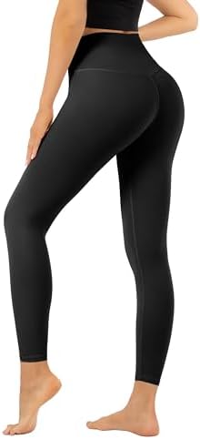 High Waisted Leggings for Women Tummy Control Full Length Buttery Soft Yoga Pants for Workout Athletic No See Through