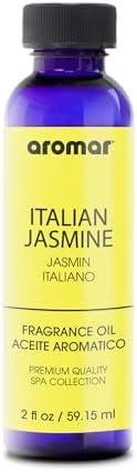 Aromar Spa Aromatic Oil – Italian Jasmine Fragrance, 59.15ml | Luxurious Floral Essential Oil for Diffusers, Humidifiers & Candles | Romantic, Long-Lasting Home Aroma for Relaxation & Elegance