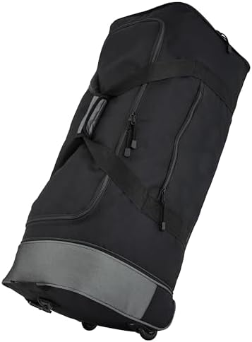 TPRC 32-inch Collapsible Expandble Travel Rolling Duffel Bag