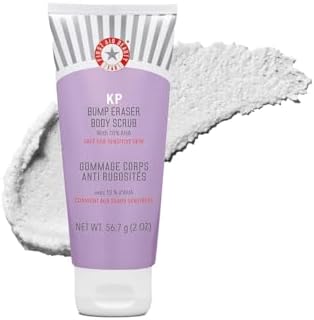 First Aid Beauty KP Bump Eraser Body Scrub with 10% AHA, 8 oz