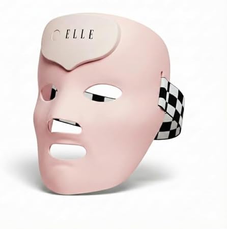 ELLE Radiance Boost Pro LED Face Mask – FDA Approved & Clinically Proven Light Therapy for Glowing, Youthful Skin | Red, Blue & Infrared Light | Boosts Collagen, Reduce Wrinkles, Breakouts & Blemishes