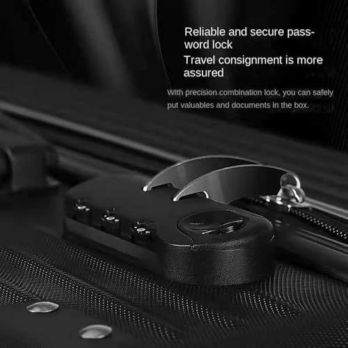 Luggage Set, 3-piece (20/24/28)" Suitcases with Universal Wheels PC+ABS Durable Hardshell Luggage Clearance Price (black)