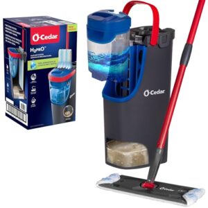 O-Cedar H2prO Flat Mop System | Quick Cleaning Tool | Clean with Clean Water | Machine Washable Reus