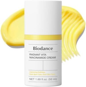 BIODANCE Radiant Vita Niacinamide Cream, Brightening, Dark Spot Correcting Facial Moisturizer, Korean Skincare | I1.69 fl.oz, 50ml, Ramadan Gift