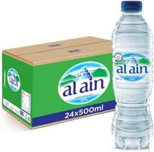 Al Ain Mineral Water, 500ml, Pack of 24, Low Sodium, Balanced Minerals, Bottle