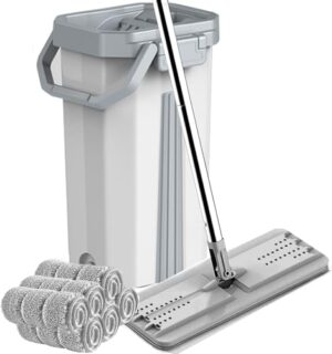 Toworld Mop and Bucket with Wringer Set