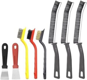 Lonimia Multifunctional Crevice Cleaning Brush - 8 Pcs, Hard Bristle Brush for Kitchen, Bathroom, Tile Joints, Gas Stove, Window Groove