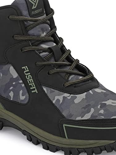 Fusefit Men's BLACK BURN FF Outdoor hiking shoes