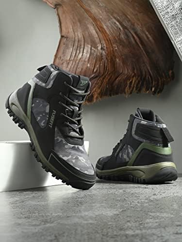 Fusefit Men's BLACK BURN FF Outdoor hiking shoes