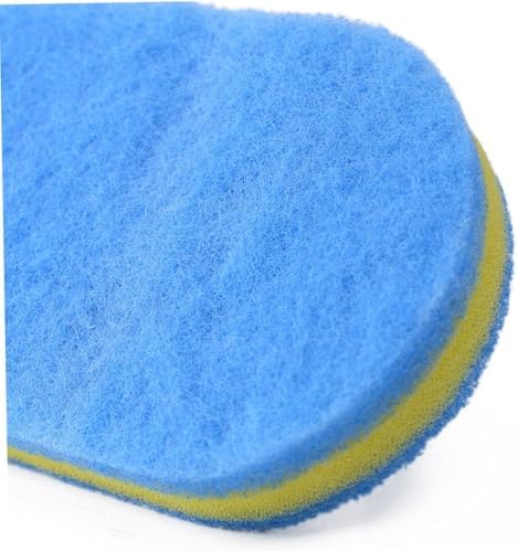 Handles Sponge Brush Blue Soft Magic Sponge Eraser Cleaning Bathtub Ceramic Tile Cleaner Kitchen Tool Household Cleaning Brush - Thick and Durable...