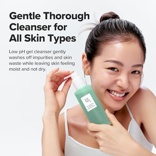 Beauty of Joseon Green Plum Refreshing Gel Cleanser Deep Pore Cleansing Acne Face Wash Blackhead Remover for All Skin Types pH Balancing Korean Skincare for Men and Women 100ml