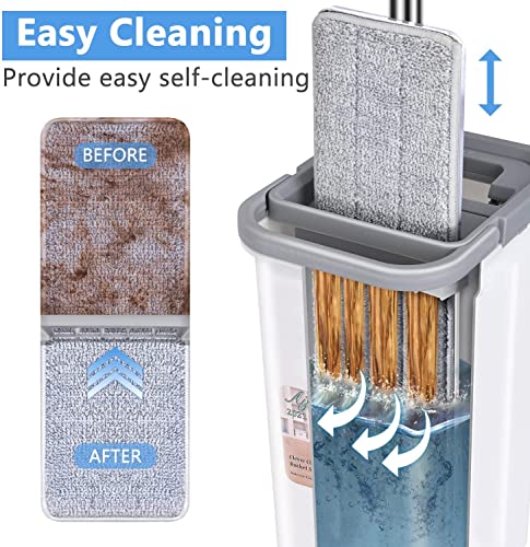 Toworld Mop and Bucket with Wringer Set