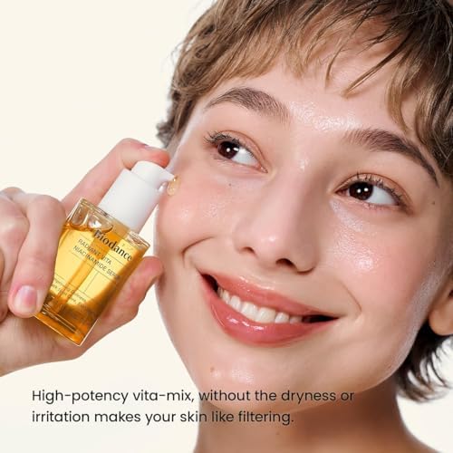 BIODANCE Radiant Vita Niacinamide Serum, for Even Tone Dark Spot Care with Vitamin C, Hydrating for Sensitive Skin, Filter Glow Serum, Korean Skincare, Ramadan Gift | 1.01 floz x 1 ea
