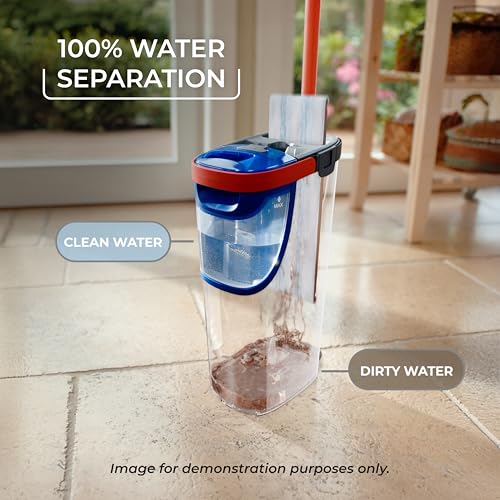 O-Cedar H2prO Flat Mop System | Quick Cleaning Tool | Clean with Clean Water | Machine Washable Reus