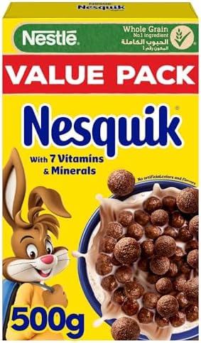 Nesquik Nestle Chocolate Flavoured Cereals, 500g