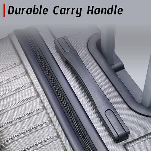 Extra Large 32-Inch Lightweight ABS Luggage Bag | Durable Hard Shell Travel Suitcase with 40KG Capacity, Spinner Wheels, Security Lock, Trolley Bag (ZIG ZAG, ROSE GOLD)