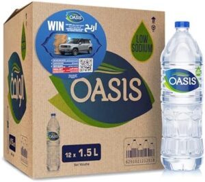 Oasis Still Drinking Water, 1.5L Carton Of 12 Package design may vary