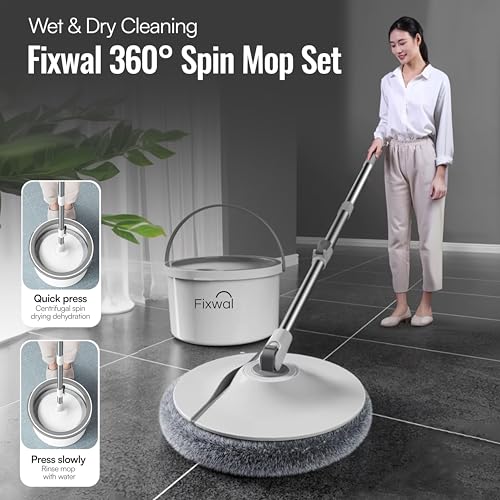 Fixwal® Spin Mop Bucket Set