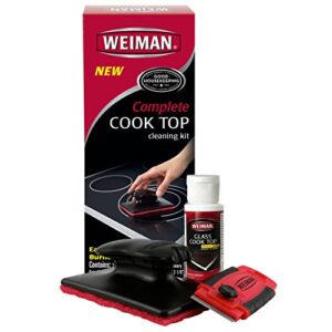Weiman Complete Cook Top Cleaning Kit - Cook Top Cleaner and Polish 2 oz