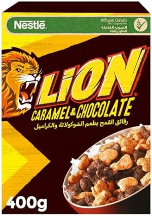 Nestlé Lion Caramel Chocolate Breakfast Cereal Pack 400g