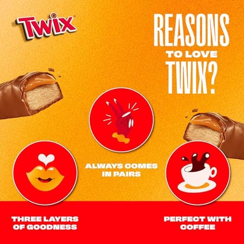Twix Original Chocolate Miniatures, 150g, Miniature Bars of Twix Chocolate, Crispy Biscuit Candy Bars Layered with Caramel and Milk Chocolate