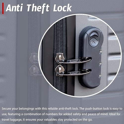 Extra Large 32-Inch Lightweight ABS Luggage Bag | Durable Hard Shell Travel Suitcase with 40KG Capacity, Spinner Wheels, Security Lock, Trolley Bag (ZIG ZAG, ROSE GOLD)