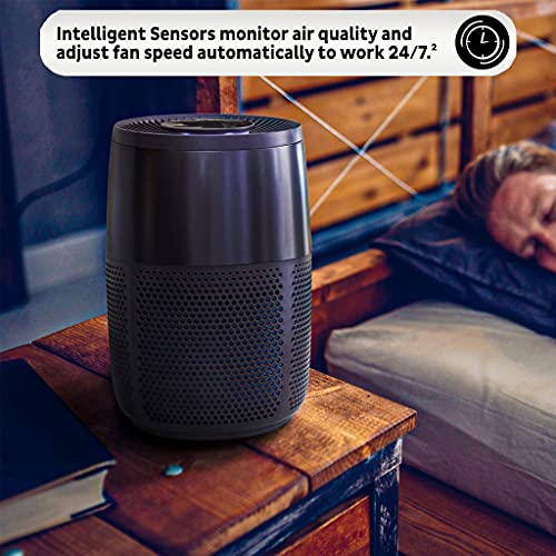 Instant Air Purifier AP100B, with Plasma Ion Technology, Advanced 3 in 1 HEPA Filtration System Pollen Filtration, Air Cleaner, Dust Extraction For Home and Business use 12.6 sq m, Black, Small Room